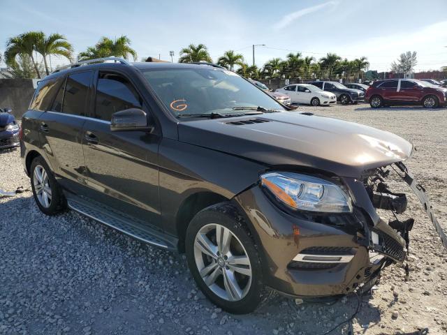 4JGDA5HB1DA225198 - 2013 MERCEDES-BENZ ML 350 4MATIC BROWN photo 4