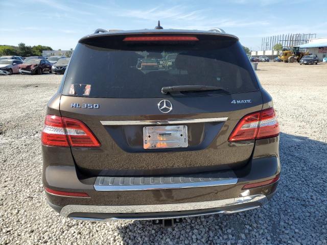 4JGDA5HB1DA225198 - 2013 MERCEDES-BENZ ML 350 4MATIC BROWN photo 6
