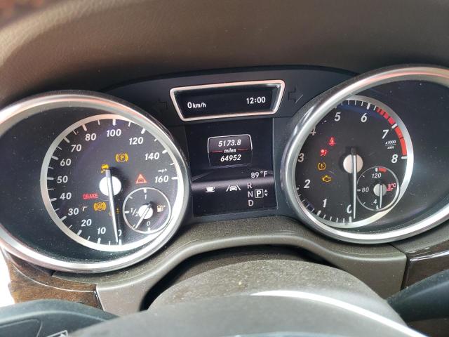 4JGDA5HB1DA225198 - 2013 MERCEDES-BENZ ML 350 4MATIC BROWN photo 9