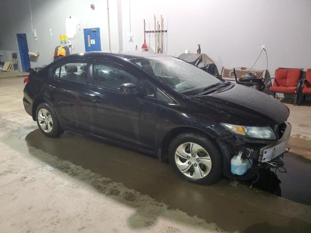 2HGFB2F43DH105726 - 2013 HONDA CIVIC LX BLACK photo 4
