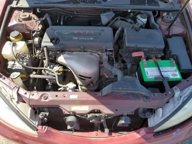4T1BE30K65U383032 - 2005 TOYOTA CAMRY LE RED photo 11