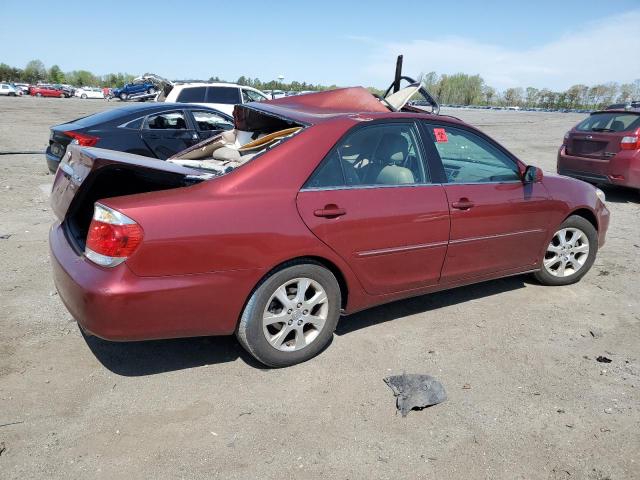 4T1BE30K65U383032 - 2005 TOYOTA CAMRY LE RED photo 3