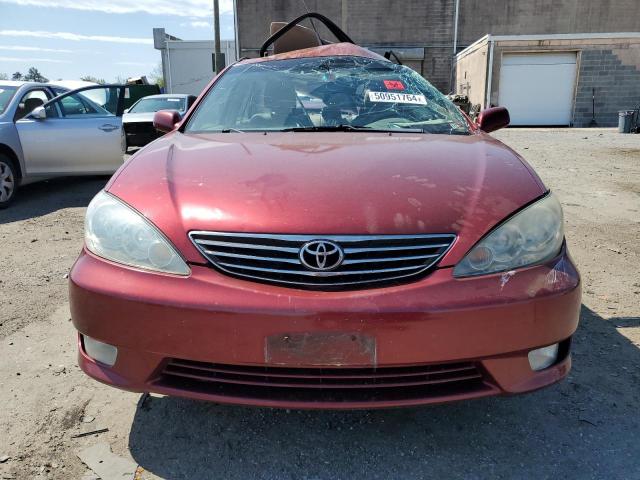 4T1BE30K65U383032 - 2005 TOYOTA CAMRY LE RED photo 5