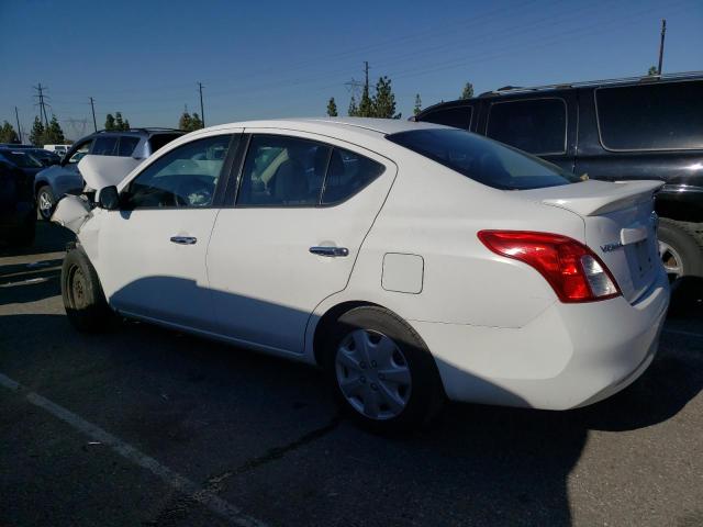 3N1CN7AP0EL824015 - 2014 NISSAN VERSA S WHITE photo 2