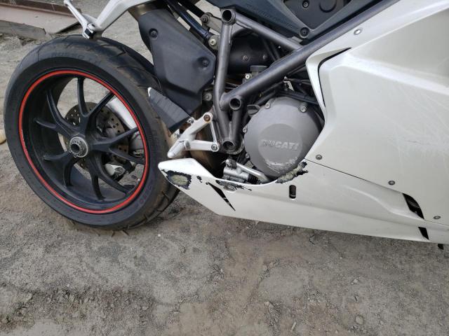 ZDM1XBGV78B002359 - 2008 DUCATI 848 WHITE photo 9