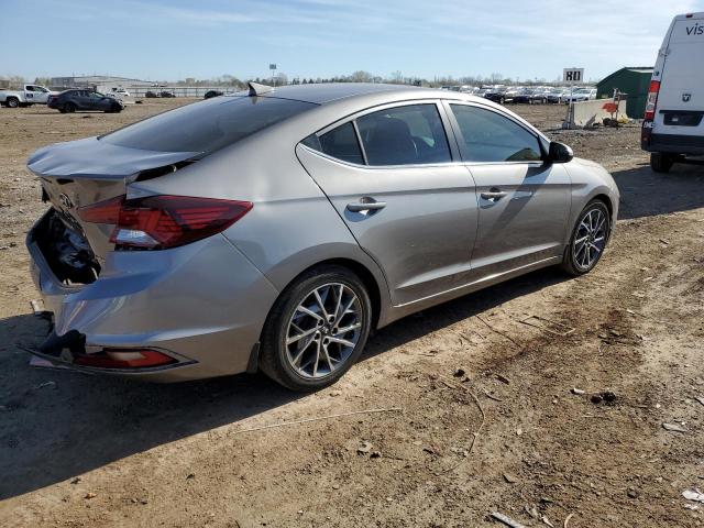 KMHD84LF0LU944942 - 2020 HYUNDAI ELANTRA SEL GRAY photo 3