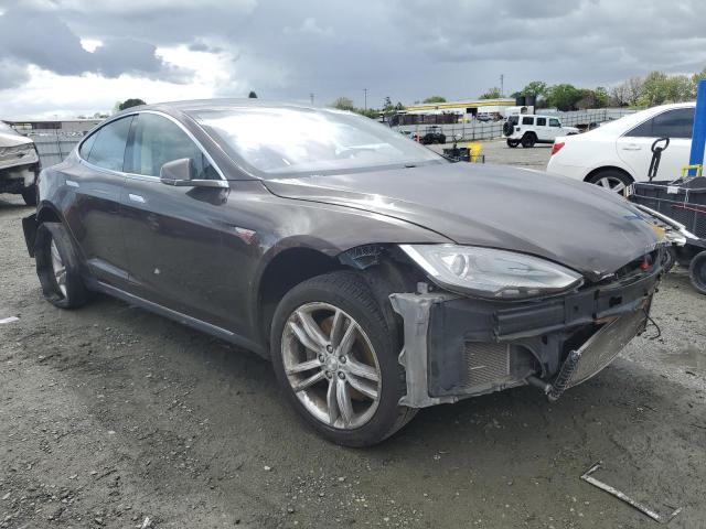 5YJSA1S13EFP29409 - 2014 TESLA MODEL S BROWN photo 4