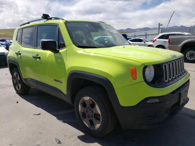 ZACCJBAH8HPG17758 - 2017 JEEP RENEGADE SPORT GREEN photo 4