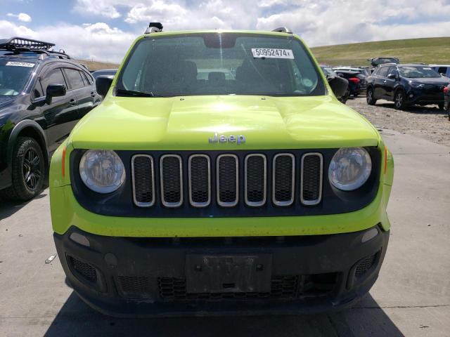 ZACCJBAH8HPG17758 - 2017 JEEP RENEGADE SPORT GREEN photo 5