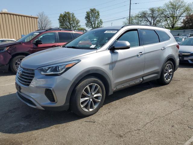 KM8SMDHF2HU250174 - 2017 HYUNDAI SANTA FE SE GRAY photo 1