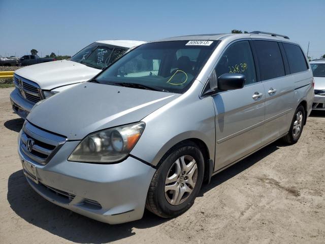 5FNRL38617B120233 - 2007 HONDA ODYSSEY EXL SILVER photo 1