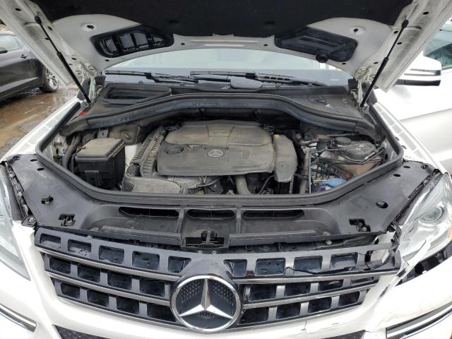 4JGDA5HBXFA606115 - 2015 MERCEDES-BENZ ML 350 4MATIC WHITE photo 12