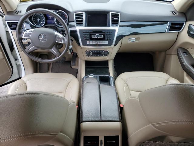 4JGDA5HBXFA606115 - 2015 MERCEDES-BENZ ML 350 4MATIC WHITE photo 8