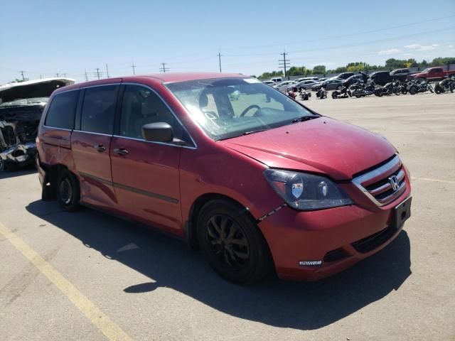 5FNRL38255B077042 - 2005 HONDA ODYSSEY LX RED photo 1