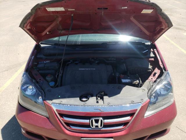 5FNRL38255B077042 - 2005 HONDA ODYSSEY LX RED photo 7