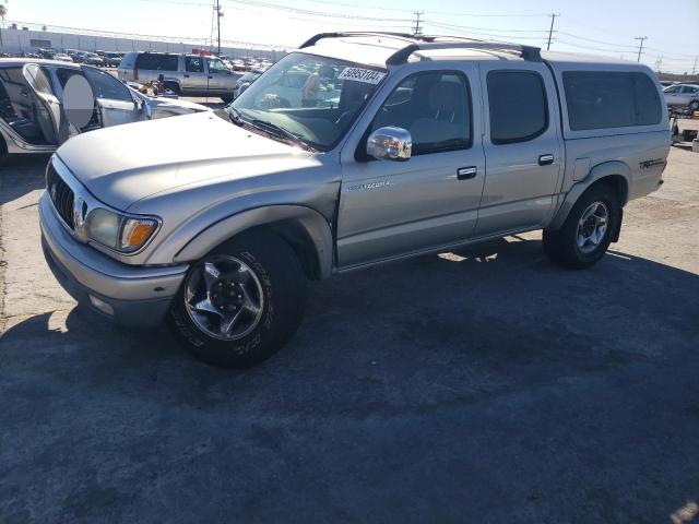 5TEGN92N22Z000386 - 2002 TOYOTA TACOMA DOUBLE CAB PRERUNNER SILVER photo 1