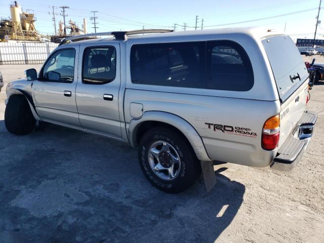 5TEGN92N22Z000386 - 2002 TOYOTA TACOMA DOUBLE CAB PRERUNNER SILVER photo 2