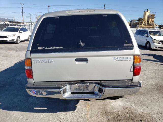 5TEGN92N22Z000386 - 2002 TOYOTA TACOMA DOUBLE CAB PRERUNNER SILVER photo 6