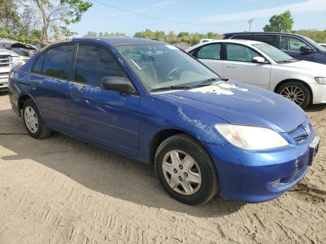 2HGES16365H561783 - 2005 HONDA CIVIC DX VP BLUE photo 4