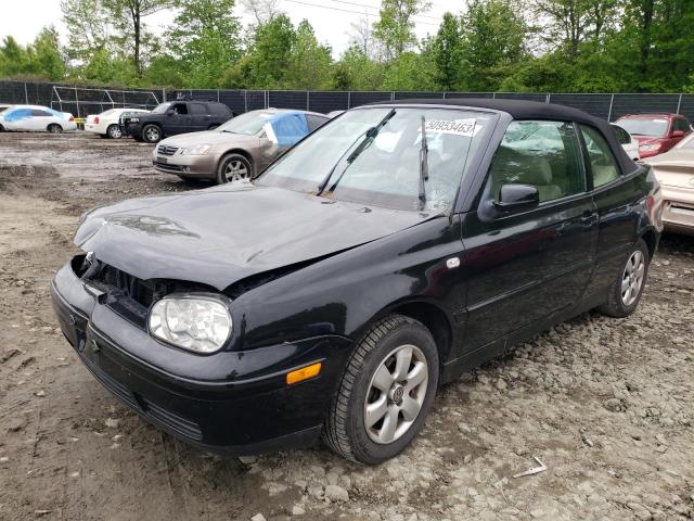 3VWDC21V92M803286 - 2002 VOLKSWAGEN CABRIO GLX 黑色 照片 1