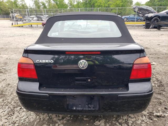 3VWDC21V92M803286 - 2002 VOLKSWAGEN CABRIO GLX 黑色 照片 6