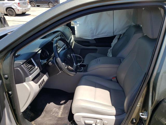 5TDKKRFH1FS081343 - 2015 TOYOTA HIGHLANDER XLE GREEN photo 7