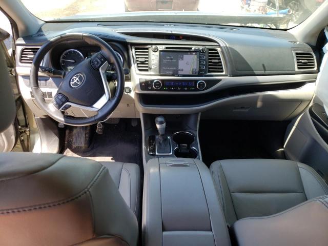 5TDKKRFH1FS081343 - 2015 TOYOTA HIGHLANDER XLE GREEN photo 8