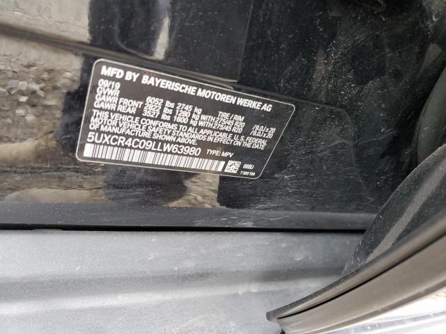5UXCR4C09LLW63980 - 2020 BMW X5 SDRIVE 40I BLACK photo 12