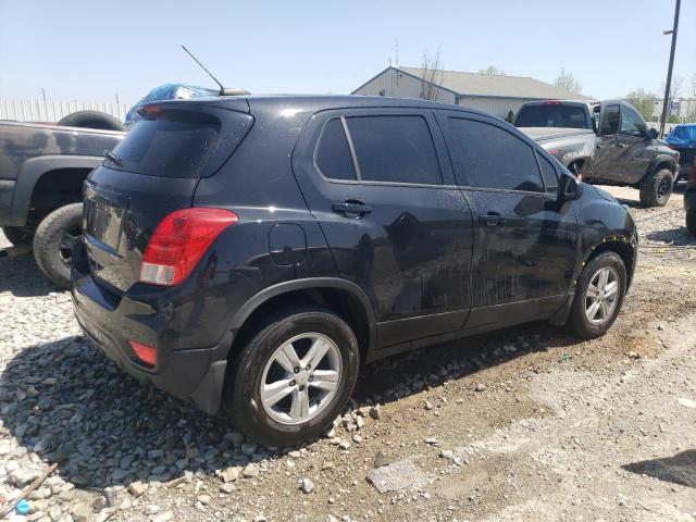 KL7CJKSB4LB091137 - 2020 CHEVROLET TRAX LS BLACK photo 3