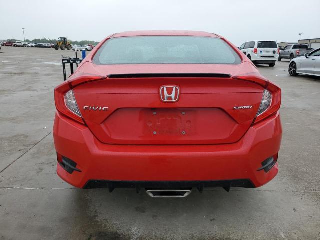 2HGFC2F80LH586095 - 2020 HONDA CIVIC SPORT RED photo 6