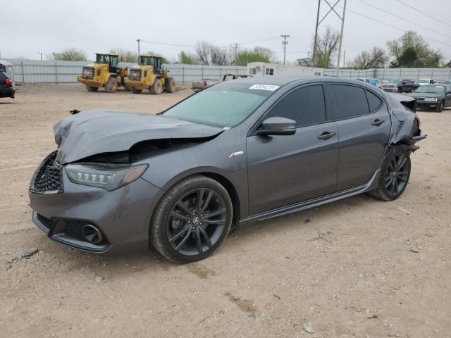 19UUB2F63JA011512 - 2018 ACURA TLX TECH+A Մոխրագույն լուսանկար 1