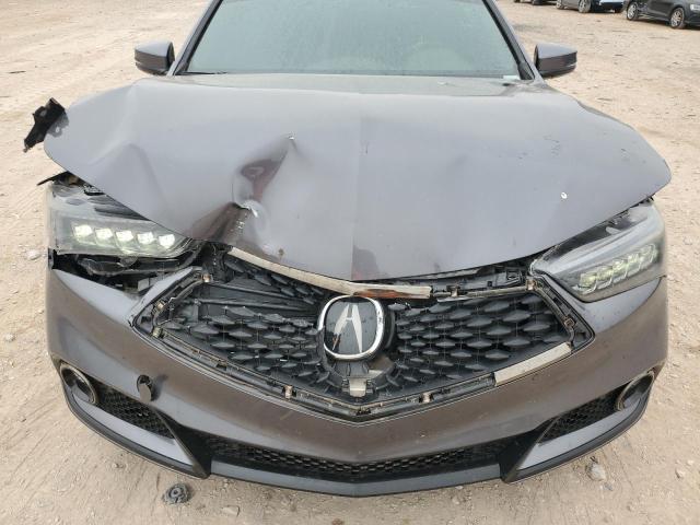 19UUB2F63JA011512 - 2018 ACURA TLX TECH+A Մոխրագույն լուսանկար 11