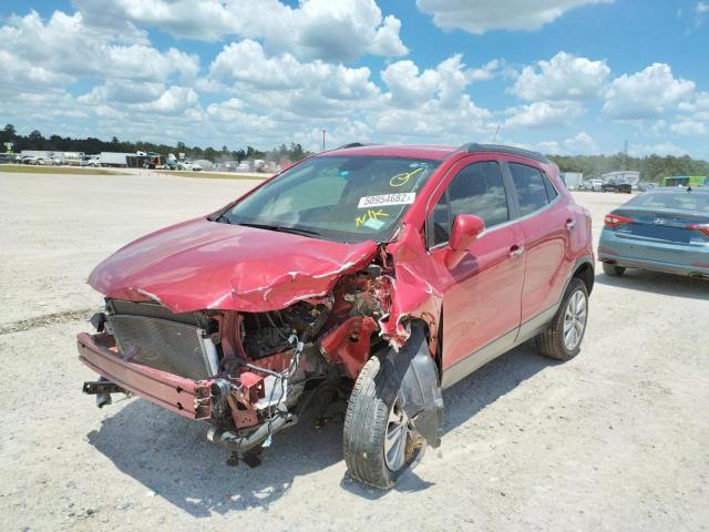 KL4CJASB9KB704603 - 2019 BUICK ENCORE PRE RED photo 2