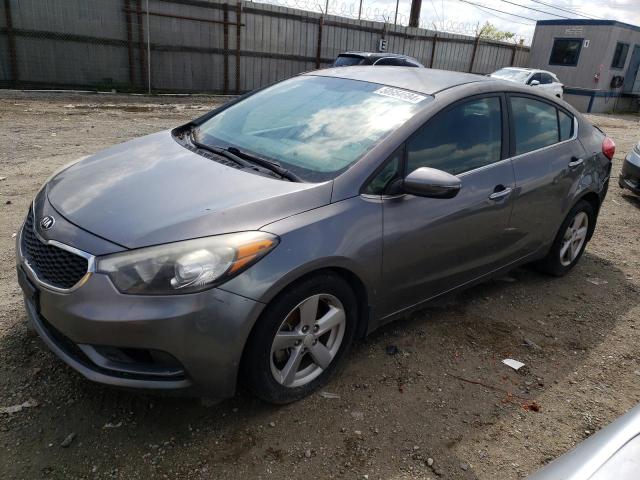 KNAFX4A8XE5160895 - 2014 KIA FORTE EX SILVER photo 1