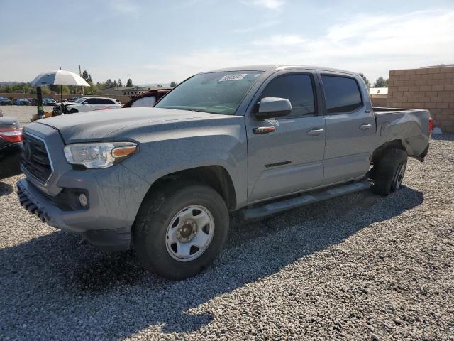 5TFAX5GN6KX132821 - 2019 TOYOTA TACOMA DOUBLE CAB GRAY photo 1