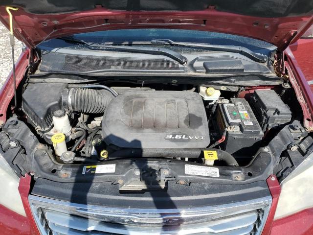 2C4RC1CG6DR559514 - 2013 CHRYSLER TOWN & COU TOURING L RED photo 12