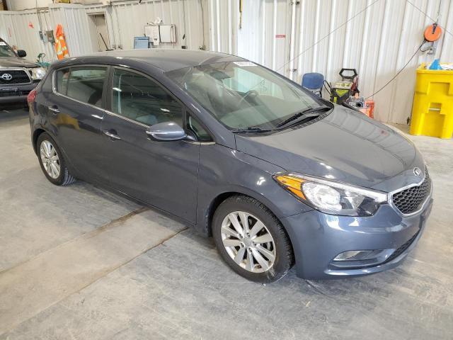 KNAFX5A8XF5315954 - 2015 KIA FORTE EX BLUE photo 4