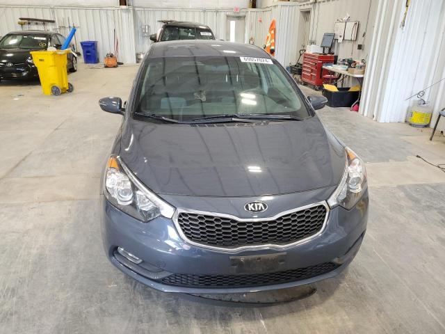 KNAFX5A8XF5315954 - 2015 KIA FORTE EX BLUE photo 5