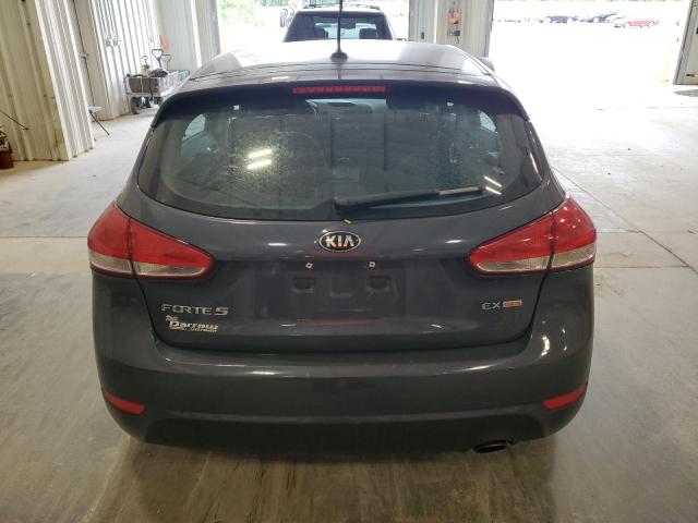 KNAFX5A8XF5315954 - 2015 KIA FORTE EX BLUE photo 6