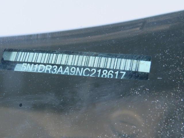 5N1DR3AA9NC218617 - 2022 NISSAN PATHFINDER S ლურჯი ფოტო 10