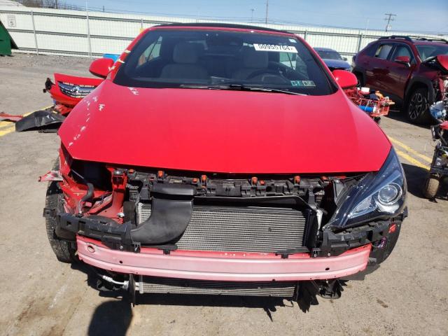 W04WJ3N54KG300478 - 2019 BUICK CASCADA SPORT TOURING RED photo 5