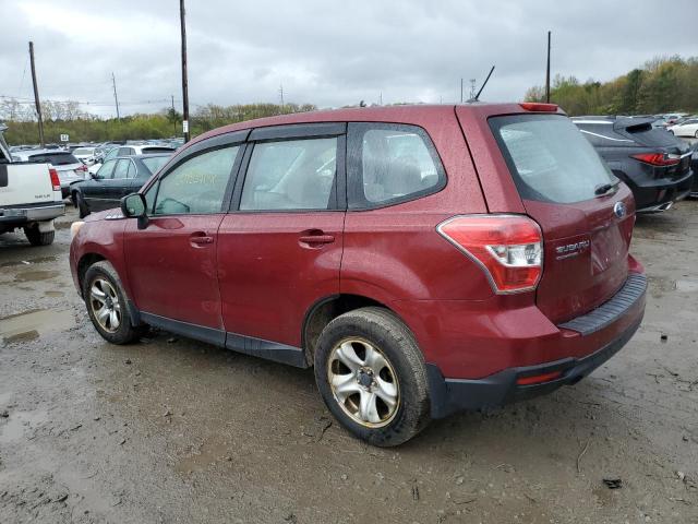 JF2SJAAC6EG438090 - 2014 SUBARU FORESTER 2.5I RED photo 2