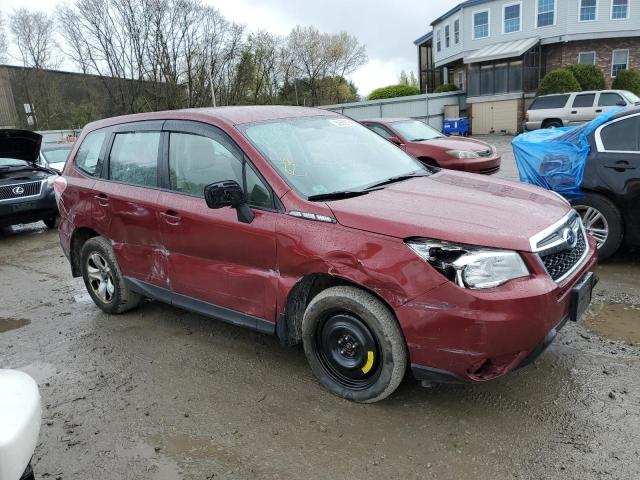 JF2SJAAC6EG438090 - 2014 SUBARU FORESTER 2.5I RED photo 4