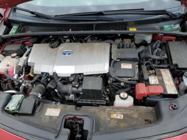 JTDKARFP8H3000840 - 2017 TOYOTA PRIUS PRIM RED photo 11