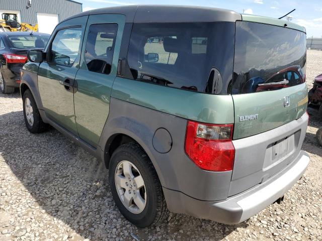 5J6YH28524L017887 - 2004 HONDA ELEMENT EX GREEN photo 2