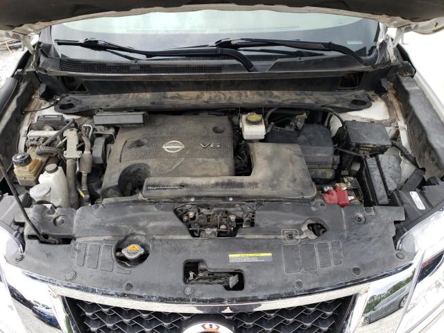 5N1AR2MN3FC655851 - 2015 NISSAN PATHFINDER S WHITE photo 11