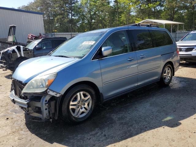 5FNRL38426B086168 - 2006 HONDA ODYSSEY EX BLUE photo 1