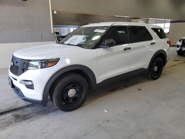 1FM5K8AB7NGC21474 - 2022 FORD EXPLORER POLICE INTERCEPTOR თეთრი ფოტო 1