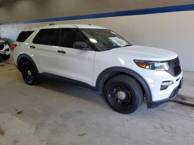 1FM5K8AB7NGC21474 - 2022 FORD EXPLORER POLICE INTERCEPTOR თეთრი ფოტო 4