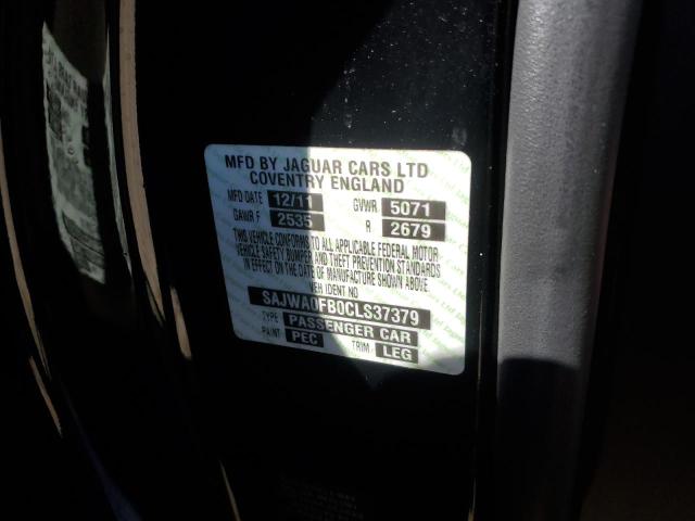 SAJWA0FB0CLS37379 - 2012 JAGUAR XF Negro foto 12